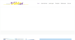 Desktop Screenshot of draht-troehler.de