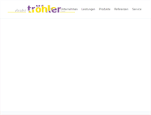 Tablet Screenshot of draht-troehler.de